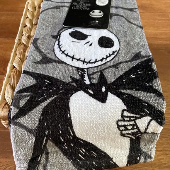 Disney: Nightmare Before Christmas grey Jack Kitchen towel - Picture 1 of 5